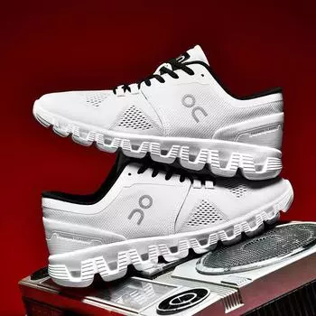 2024 новые кроссовки для марафона мужские легкие дышащие сетчатые кроссовки для бега мужские легкие амортизирующие 39 белый