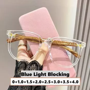 2024 новые квадратные очки для чтения, оправа для мужчин и женщин, сверхлегкие HD дальнозоркости, очки для дальнозоркости, модные антисиние очки, диоптрии 0