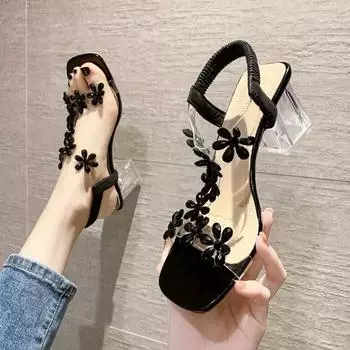 2024 новые летние сетчатые красные хрустальные массивные модные босоножки со стразами Туфли на высоком каблуке туфли-лодочки женская обувь 34