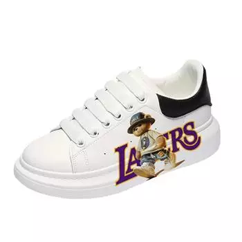 2024 Новые модные и универсальные мужские и женские кожаные высококачественные повседневные туфли Легкая спортивная обувь для отдыха на открытом воздухе Размер 44 35 белый