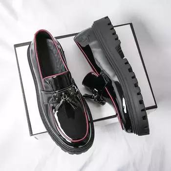 2024 Новые модные повседневные кожаные мужские туфли для вечеринок и свадеб, повседневные итальянские классические туфли, удобная дышащая обувь 39