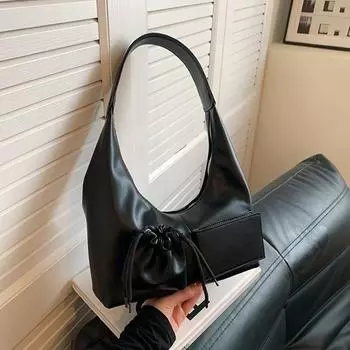 2024 Новые модные универсальные сумки на ремне, высококачественные сумки подмышки, сумки в западном стиле one size белый