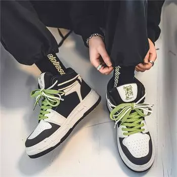 2024 новые мужские классические модные высокие кроссовки для скейтбординга, удобные баскетбольные кроссовки с мягкой подошвой, кроссовки 39