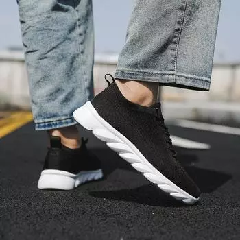 2024 Новые мужские кроссовки Кроссовки из сетки Мужские кроссовки корейской версии для бега Пара больших размеров Мужские кроссовки 35