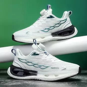 2024 новые мужские кроссовки с вращающейся пряжкой кроссовки для бега всесезонные дышащие сетчатые молодежные спортивные кроссовки для отдыха и бега для папы модные кроссовки 39