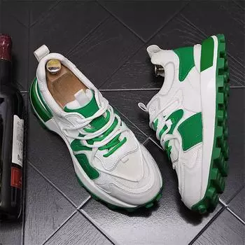 2024 Новые мужские сетчатые кроссовки Нескользящая повседневная обувь на платформе Удобные кроссовки для бега на открытом воздухе Дышащие мужские кроссовки 38