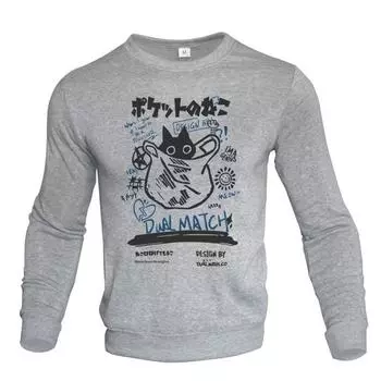 2024 Новые мужские толстовки с принтом кота, повседневные толстовки с капюшоном, осенне-зимние теплые женские толстовки с капюшоном, свободный топ высокого качества S