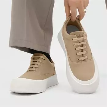 2024 Новые мужские туфли из дышащего парусинового тренда, универсальные туфли для скейтбординга для мужчин, молодежные повседневные мужские кроссовки на шнуровке 38 белый