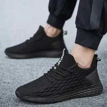 2024 Новые мужские туфли на шнуровке, мужские вулканизированные туфли, осенние, из прочной сетчатой ткани, дышащие, на низком каблуке, повседневные, для ходьбы на открытом воздухе, мужские 47 белый