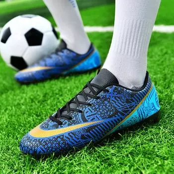 2024 новые низкие длинные ногти FG сломанные ногти взрослые футбольные бутсы, ученики начальной и средней школы мальчики и девочки спортивные соревнования tr 35
