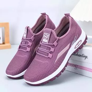 2024 Новые осенние дышащие туфли из ткани Old Beijing: Нескользящая, мягкая подошва для комфорта. Идеально подходит для женщин, пожилых людей, матерей.