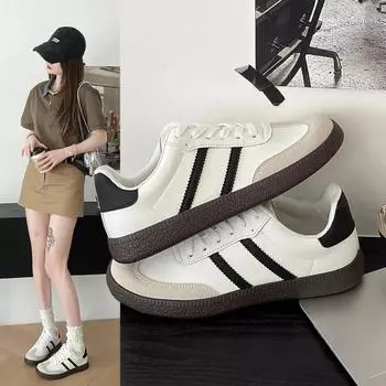 2024 Новые осенние женские массивные кроссовки, модная брендовая обувь для женщин, обувь на вулканизированной платформе, дышащая повседневная обувь для бега 36 бежевый