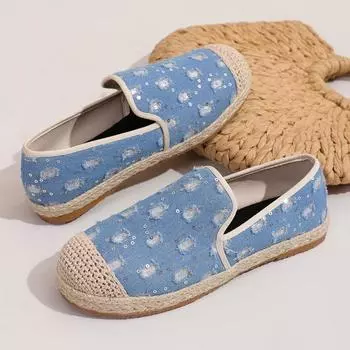 2024 новые осенние женские модные туфли с круглым носком, легкие, плоские, дышащие 36 бежевый