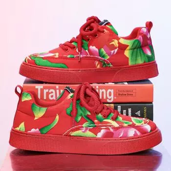 2024 Новые повседневные спортивные туфлиМужские модные лоферы с круглым носком и цветным принтомКроссовки мужские легкие размер 44Кроссовки для бега 39 зелёный