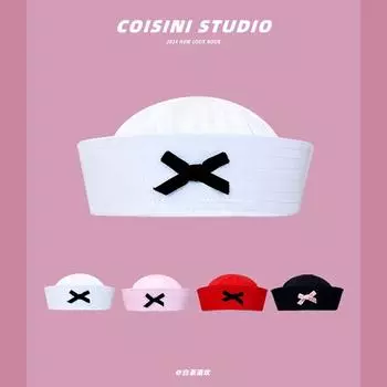 2024 Новые японские береты со сложенными полями и бантом для женщин, летние дорожные универсальные тонкие дышащие повседневные матросские шляпы Y2k 56-58cm белый