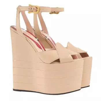 2024 Новые сексуальные туфли на высоком каблуке с рыбьим ртом, женские модные туфли на толстой подошве, босоножки на танкетке для вечеринок и клуба, на платформе, на высоком каблуке 35 красный