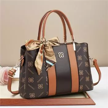 2024 Новые сумки через плечо из кожи для шоппинга, женские кошельки и сумки большой вместимости, женские модные сумки высокого качества 28x12x20cm