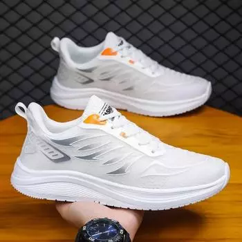 2024 Новые толстые кроссовки Zapatillas De Hombre Low Gang, универсальные трендовые повседневные туфли для мужчин, легкая мягкая подошва, кроссовки для бега 39 чёрный