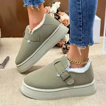 2024 Новые универсальные популярные женские ботинки Зимние ботинки на толстой подошве Теплые и удобные зимние женские ботинки 35