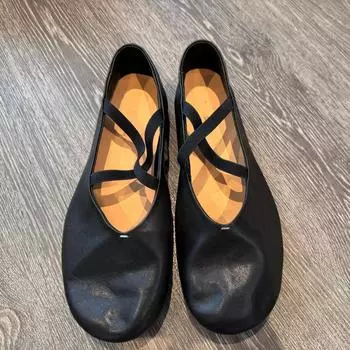 2024 Новые Весна Лето Плоские Балетки Женские Туфли Ретро Туфли Мэри Джейн Балетки Женские Zapatos Mujer 35 чёрный