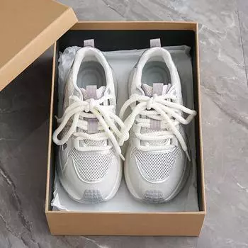 2024 новые замшевые кожаные разноцветные женские кроссовки, повседневная обувь на шнуровке, удобная модная женская обувь на платформе на плоской подошве 35 розовый