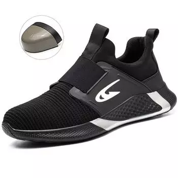 2024 Новые защитные туфли Мужская рабочая обувь Обувь со стальным носком Защитная обувь против проколов Женские и мужские рабочие кроссовки Промышленная обувь Унисекс 36