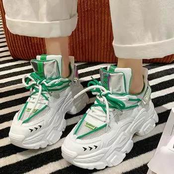 2024 новые женские массивные кроссовки дизайнерские модные брендовые повседневные туфли женские летние вулканизированные туфли 35 синий