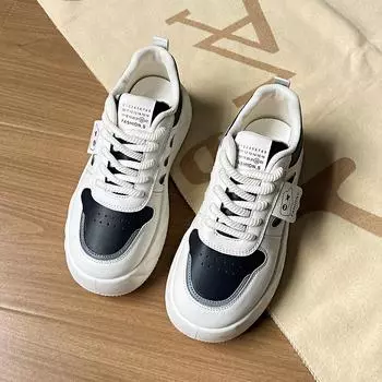 2024 Новые женские повседневные кроссовки Shallow Mouth, модная повседневная дышащая спортивная обувь 35 чёрный