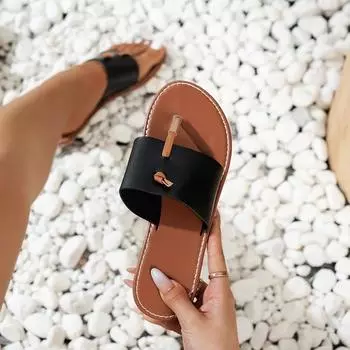 2024 Новые женские повседневные тапочки Дизайнерские сандалии с застежкой-молнией Лето 2024 Модная пляжная обувь Шлепанцы с открытой пяткой Женские шлепанцы 42 чёрный