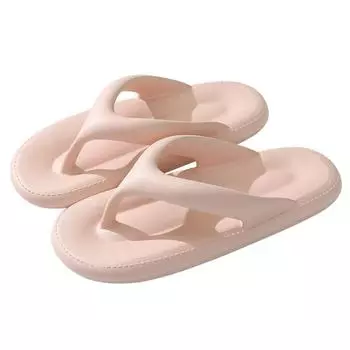 2024 Новые женские шлепанцы Простые однотонные ЭВА противоскользящие шлепанцы для ношения внутри и снаружи дома 35-36 чёрный