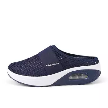 2024 новые женские туфли большого размера с полуподдержкой, на воздушной подушке, с качающейся подошвой, дизайнерская обувь, мужская обувь 35