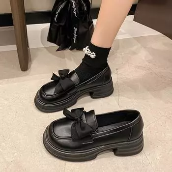 2024 Новые женские туфли Повседневные удобные модные женские туфли Бабочка узел на платформе Туфли для женщин Zapatillas Mujer 35