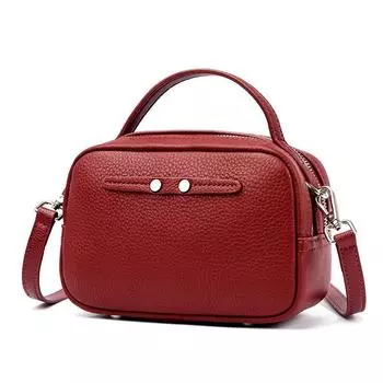 «2024 Новые женские универсальные сумки-мессенджеры из мягкой кожи для пожилых людей» чёрный