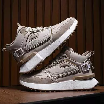 2024 Новые зимние мужские ботинки, тапочки, теплые мужские туфли, водонепроницаемые нескользящие плюшевые кроссовки, мужские кожаные ботинки, большой размер 45 38