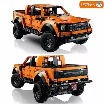 2024 Новый1379PCS Tech :10 F-150 Truck Car Blocks Pick Up Off-Road Bricks MOC 42126 Сборная игрушка для детей Подарки на день рождения для мальчиков Игрушки