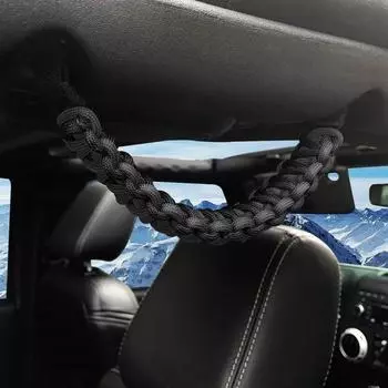 2024 Новый 1 шт. Модификация автомобиля многоцелевая ручка на крышу зонт трос поручень ремень многоцелевая ручка ручка на крышу чёрный