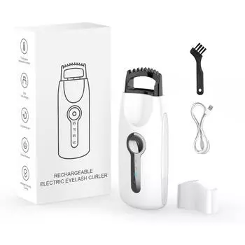 2024 Новый 5D Push нагреваемый щипцы для завивки ресниц с 3 температурами и 8-секундным быстрым нагревом микро/профессиональная/матовая текстура для четкой завивки каждый раз розовый