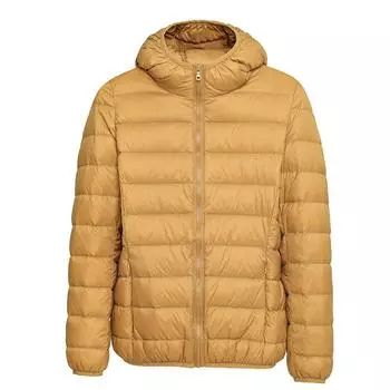 2024 Новый 90 Белый Утиный Пух Короткий Легкий Пуховик Женская Осень и Зима Большой Размер Женская Куртка С Капюшоном S чёрный