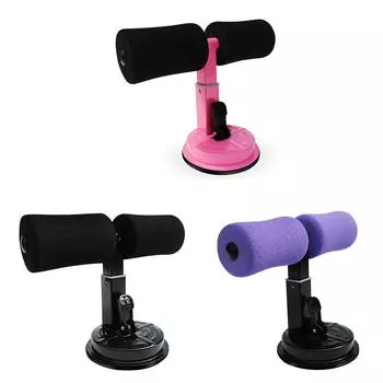 2024 Новый бар для приседаний с присоской, мягкая подушка, напольный фитнес-бар, тренажер для пресса, оборудование для тренировок дома фиолетовый