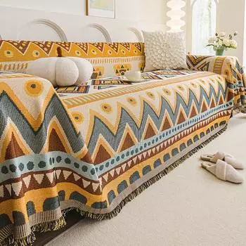 2024 Новый Чехол для дивана из шенилла, ткань для диванной подушки, всесезонный универсальный высококачественный чехол, универсальное одеяло 180x130cm