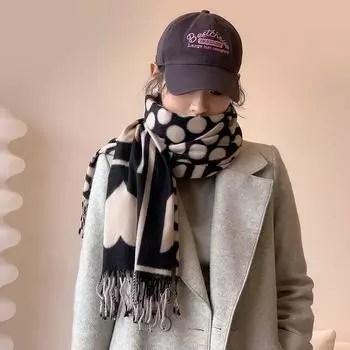 2024 новый искусственный кашемировый ретро толстый шарф женский высококачественный шарф на ощупь 200x70cm