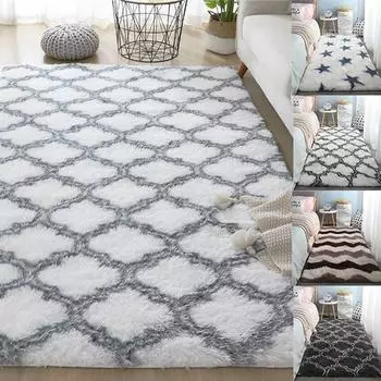 2024 Новый ковер с принтом, пушистые ковры для волос для гостиной, домашний декор, современный домашний напольный коврик, большой коврик, нескользящий напольный коврик 40x60cm /15.7*23.6inch