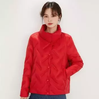 2024 новый легкий и тонкий пуховик для женщин, склеенный воротник-стойка, модная короткая пуховая куртка белая женская куртка из утиного пуха S хаки