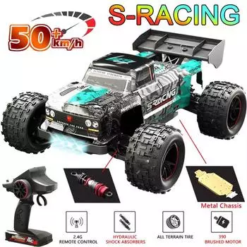 2024 Новый LYZRC 1:16 50 км/ч 4WD RC автомобиль с дистанционным управлением LED автомобили высокоскоростной дрифт монстр-трак для детей гоночный автомобиль дрифт игрушки подарок красный