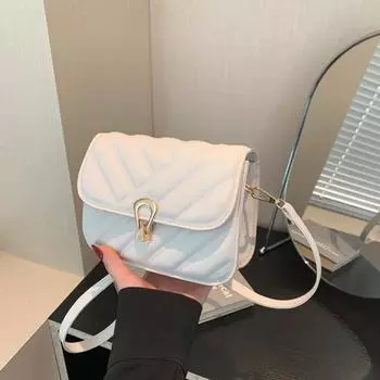 2024 новый маленький ароматный ветер маленькая свежая цепочка маленькая квадратная сумка с отступом дизайн модная текстура сумка через плечо женская сумка через плечо чёрный