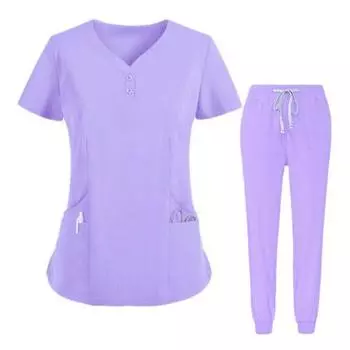 2024 Новый матовый комплект для бега для медсестры, медицинская форма для больницы XL королевский синий