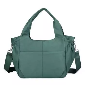 2024 Новый модный тренд, универсальная сумка для отдыха и путешествий, большая вместимость, оксфордская нейлоновая ручная сумка через плечо, текстурированная женская тканевая сумка