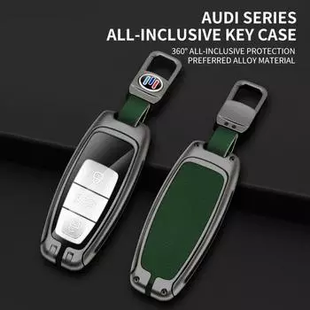 2024 Новый мужской чехол для ключей для A6l A3q7 A4 Car Q5l Shell A8 Buckle A6 High-end Q3 Key Cover Car Accessories