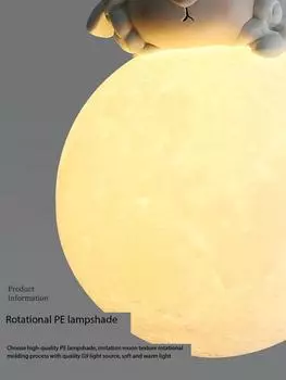 2024 новый подвесной светильник детская комната спальня прикроватная люстра скандинавский минималистский подвесной светильник домашнее креативное художественное освещение changeable