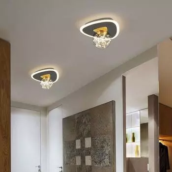 2024 Новый Потолочный Светильник Для Прохода Домашний Декор Гостиная Обеденный Стол Спальня Шкаф Гардероб Коридор Современный Маленький Потолочный Светильник Cold White